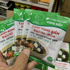 Canh rong biển đậu hủ nấm hộp 50g (10 gói x 5g)