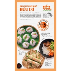 Bún tươi sấy khô hữu cơ Hoa Nắng hộp 400g