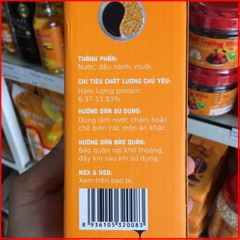 [Kèm sổ]Nước tương tamari quy nguyên 250ml thầy tuệ hải sx, nước tương tamari hữu cơ