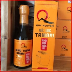 [Kèm sổ]Nước tương tamari quy nguyên 250ml thầy tuệ hải sx, nước tương tamari hữu cơ