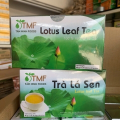 Trà lá sen Tâm Minh hộp 20 túi lọc-Dễ ngủ, giảm mỡ máu