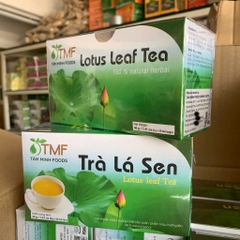 Trà lá sen Tâm Minh hộp 20 túi lọc-Dễ ngủ, giảm mỡ máu