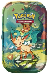 Hộp Thẻ Bài Pokemon Prismatic Evolutions Mini Tin Leafeon