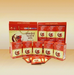 Nước hồng sâm lựu Omija Red Ginseng Pomegranate Collagen 365 Gold Hộp 30 gói x 70ml
