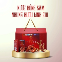Nước Hồng Sâm Linh Chi Nhung Hươu Hàn Quốc Hankwanjang Premium 365 Korean Red Ginseng & Deer Antler 20 Gói