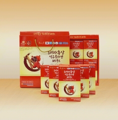 Nước hồng sâm lựu Omija Red Ginseng Pomegranate Collagen 365 Gold Hộp 30 gói x 70ml