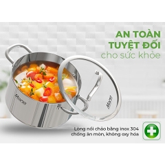 Bộ nồi Inox đa lớp Sunhouse Mama