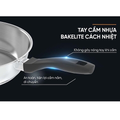 Chảo Inox Impact Sunhouse Eco 16 cm