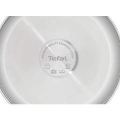 Quánh Inox liền khối có nắp 16cm