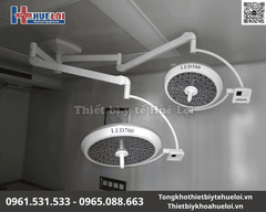 Đèn LED Phẫu Thuật Treo Trần 2 Nhánh (Model 750/550)– Công Nghệ Ánh Sáng Lạnh Không Bóng