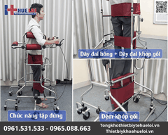 Xe/Khung Tập Đi Cho Người Tai Biến Yếu Liệt 3 Trong 1 | Huê Lợi