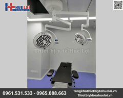 Đèn LED Phẫu Thuật Treo Trần 2 Nhánh (Model 750/550)– Công Nghệ Ánh Sáng Lạnh Không Bóng