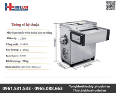 Máy Làm Viên Thuốc Hoàn Đông Y Bán Tự Động