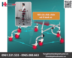Xe/Khung Tập Đi Cho Người Tai Biến Yếu Liệt 3 Trong 1 | Huê Lợi
