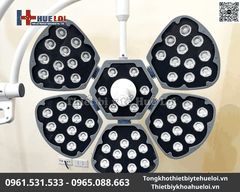 Đèn LED Phẫu Thuật Di Động 5 Cánh Cao Cấp – Ánh Sáng Lạnh Không Bóng – Huê Lợi