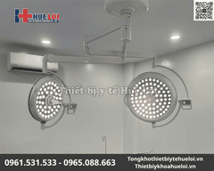 Đèn Mổ Treo Trần 2 Nhánh Không Hắt Bóng PJZF700/700 | Huê Lợi