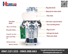 Máy Đóng Túi Thuốc Bắc Tự Động 20L Inox 304 Cao Cấp