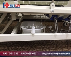 Giường Y Tế Đa Năng 4 tay quay hạ chân góc to