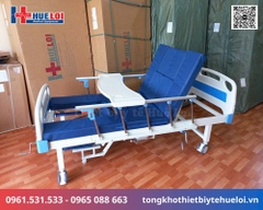 Giường Bệnh Nhân Đa Năng 4 Tay Quay (Hạ Chân Góc Nhỏ) - Huê Lợi