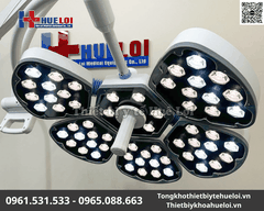 Đèn LED Phẫu Thuật Di Động 5 Cánh Cao Cấp – Ánh Sáng Lạnh Không Bóng – Huê Lợi