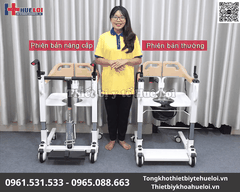 Xe lăn đa năng ghép hai cánh nâng hạ tiện lợi