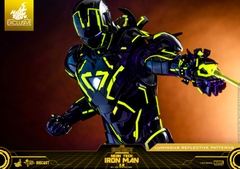 [Movie Masterpiece Diecast] (Iron Man 2) 1/6 Scale Figure Iron Man Mark 6 (Neon Tech / Yellow Version)