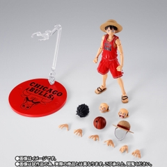 S.H.Figuarts ONE PIECE × NBA Monkey D. Luffy -CHICAGO BULLS Ver.-