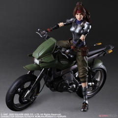 PLAY ARTS KAI Final Fantasy VII Remake Jessie & Motorcycle Set