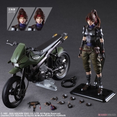 PLAY ARTS KAI Final Fantasy VII Remake Jessie & Motorcycle Set