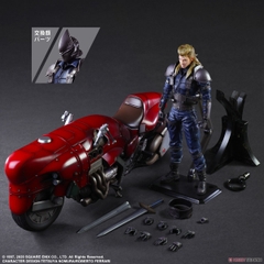 PLAY ARTS KAI Final Fantasy VII Remake Roche & Motorcycle Set
