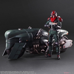 PLAY ARTS KAI Final Fantasy VII Remake Elite Motorcycle Security Officer & Motorcycle Set