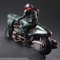 PLAY ARTS KAI Final Fantasy VII Remake Elite Motorcycle Security Officer & Motorcycle Set