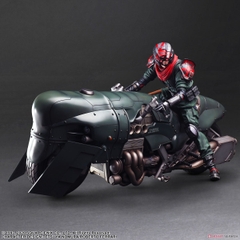 PLAY ARTS KAI Final Fantasy VII Remake Elite Motorcycle Security Officer & Motorcycle Set