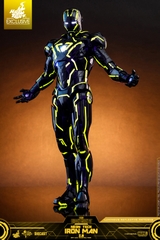 [Movie Masterpiece Diecast] (Iron Man 2) 1/6 Scale Figure Iron Man Mark 6 (Neon Tech / Yellow Version)
