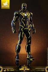 [Movie Masterpiece Diecast] (Iron Man 2) 1/6 Scale Figure Iron Man Mark 6 (Neon Tech / Yellow Version)