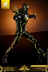 [Movie Masterpiece Diecast] (Iron Man 2) 1/6 Scale Figure Iron Man Mark 6 (Neon Tech / Yellow Version)