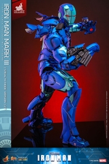 [Movie Masterpiece Diecast] (Iron Man) 1/6 Scale Figure Iron Man Mark 3 (Stealth Mode Version 2.0)
