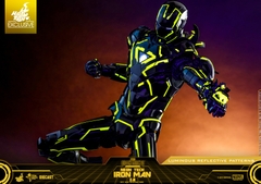 [Movie Masterpiece Diecast] (Iron Man 2) 1/6 Scale Figure Iron Man Mark 6 (Neon Tech / Yellow Version)