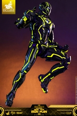 [Movie Masterpiece Diecast] (Iron Man 2) 1/6 Scale Figure Iron Man Mark 6 (Neon Tech / Yellow Version)