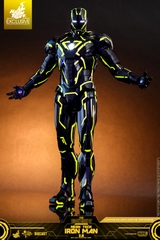 [Movie Masterpiece Diecast] (Iron Man 2) 1/6 Scale Figure Iron Man Mark 6 (Neon Tech / Yellow Version)