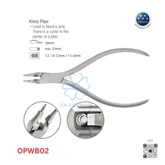 Kìm KIM chỉnh nha Osung (Light wire Bending Plier with Cutter) - OPWB02