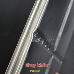 Khay khám chữ nhật - khay khám vừa tủ cực tím