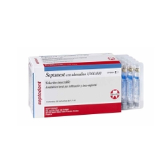 Thuốc tê xanh dương SEPTANEST 4% (Hộp/ 50 ống)