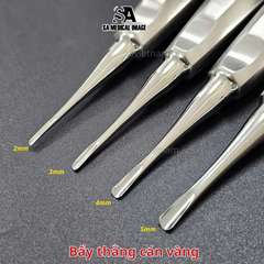 Bẩy nha khoa thẳng cán vàng SA Medical ( thép Đức)
