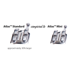 Bộ mắc cài kim loại Atlas Standard Dynaflex (MUA 2 TẶNG 1, 10 TẶNG 10)