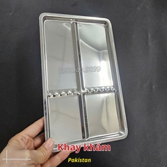 Khay khám chữ nhật - khay khám vừa tủ cực tím