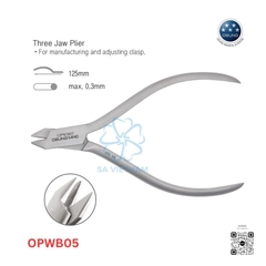 Kìm bẻ dây 3 chấu Osung (Three jaw plier) - OPWB05