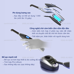 ĐÈN TRÁM QUANG TRÙNG HỢP COXO BD686 HONOR: LED Phổ Rộng, phát hiện sâu răng