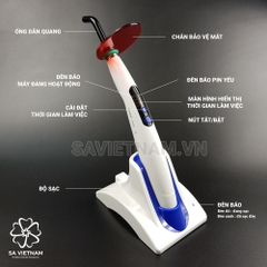 Đèn trám LED COXO DB-686 LATTE (đèn quang trùng hợp)