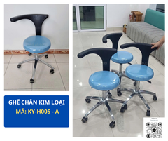 Ghế nha sĩ chuyên dụng, ghế chân kim loại KY-H005 - A